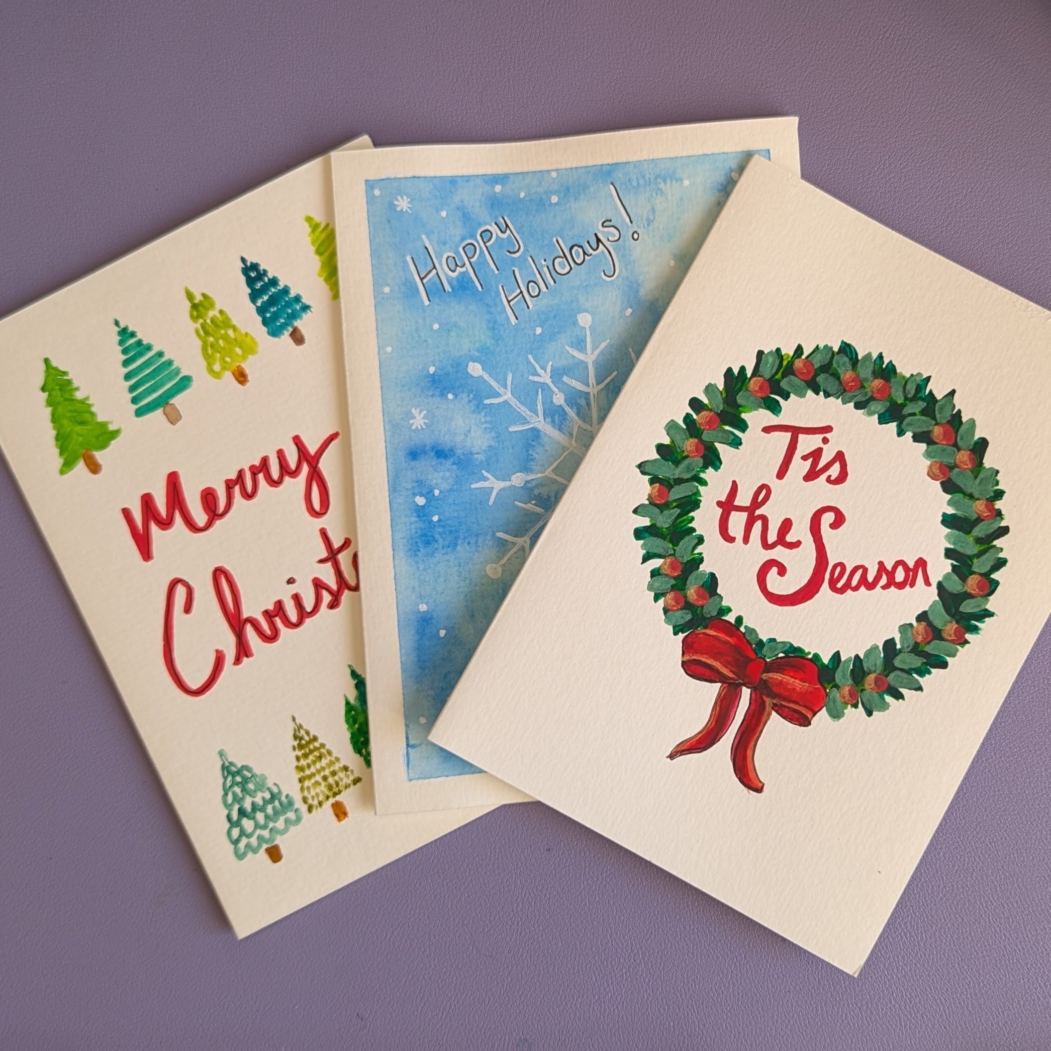 3 Fun & Easy Handmade Christmas Card Ideas