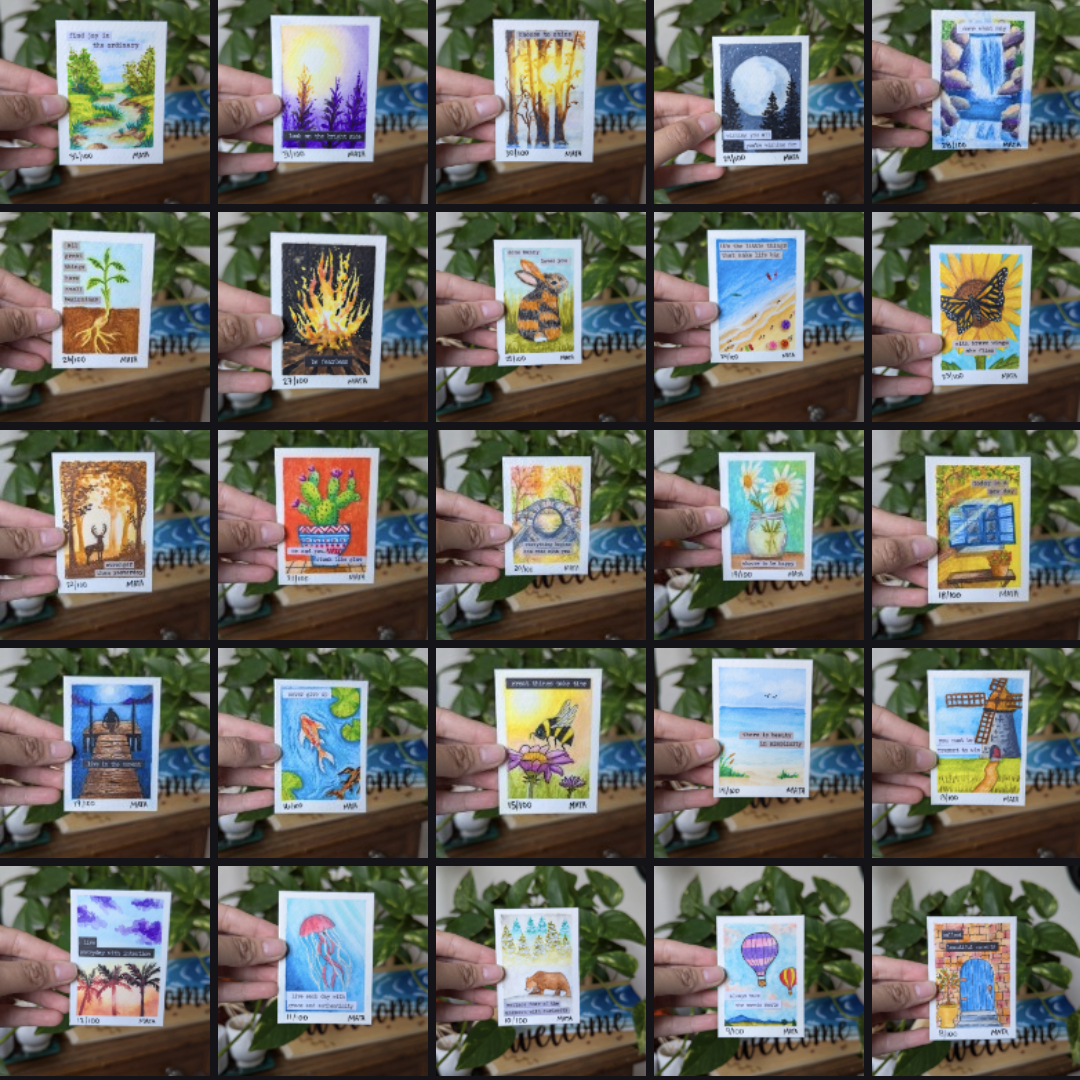 My 100 Day Watercolor Project