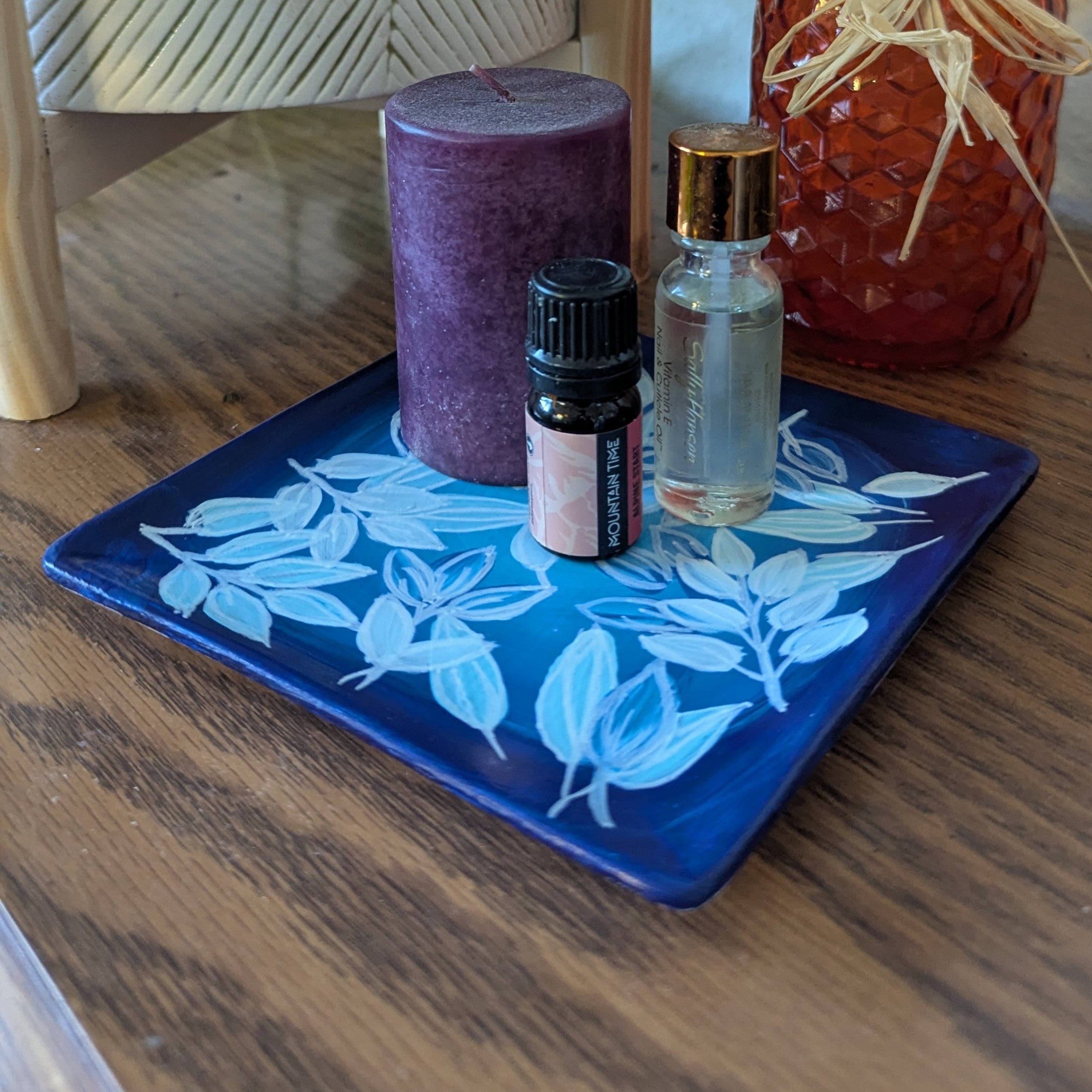 A Personal Touch to Your Self-Care Routine - DIY Painted Ceramic Trays